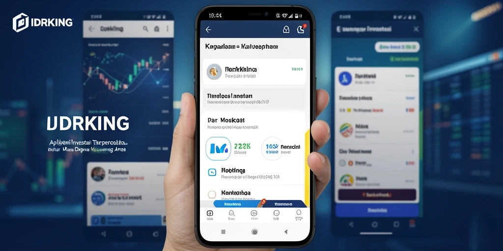 Tampilan antarmuka aplikasi IDRKING untuk investasi yang mudah dan intuitif.