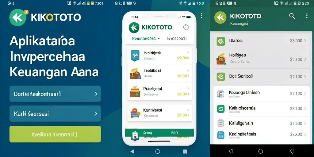 Antarmuka KIKOTOTO menunjukkan fitur investasi yang user-friendly.