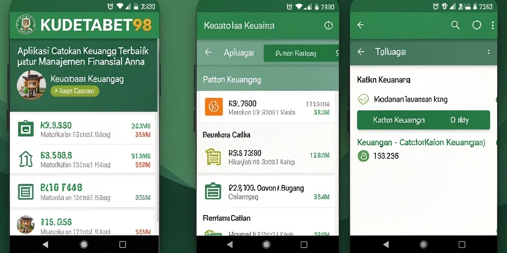 Antarmuka sederhana KUDETABET98 untuk pengelolaan Catatan Keuangan.