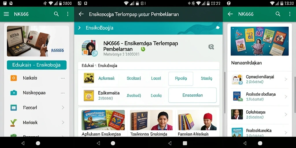 Tampilan antarmuka NK666 yang informatif dan mudah digunakan.