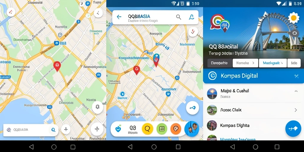 Antarmuka <strong>QQ88ASIA</strong> yang jelas menunjukkan fitur Kompas Digital yang efektif.
