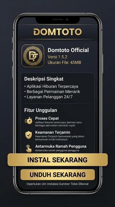 Panduan Unduh dan Instal APK domtoto untuk Pengguna Android