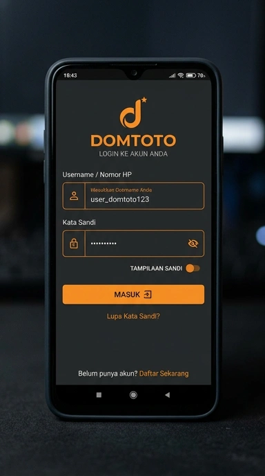 Masuk ke Akun Domtoto Anda dengan Mudah